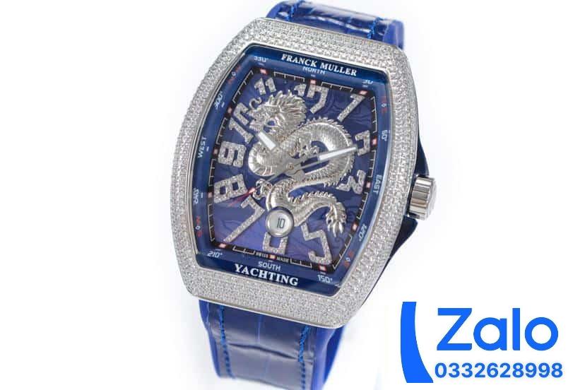 ĐỒNG HỒ FRANCK MULLER V45 DRAGON KING REPLICA 11 NAM MÀU XANH 40X50MM (4) ĐỒNG HỒ FRANCK MULLER V45 DRAGON KING REPLICA 11 NAM MÀU XANH 40X50MM (2)