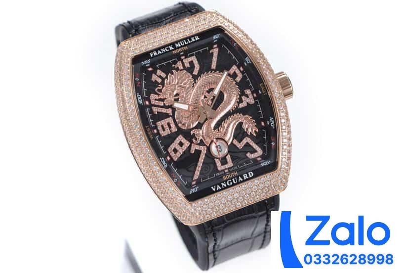 ĐỒNG HỒ FRANCK MULLER V45 DRAGON KING ROSE GOLD REP 11 NAM ĐÍNH ĐÁ 40X50MM (5) ĐỒNG HỒ FRANCK MULLER V45 DRAGON KING ROSE GOLD REP 11 NAM ĐÍNH ĐÁ 40X50MM (2)