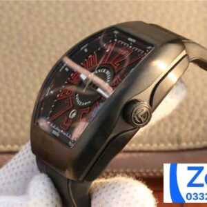FRANCK MULLER V45 SUPER FAKE WATCHES RED NUMBER BLACK RUBBER STRAP 45MM 3 ĐỒNG HỒ FRANCK MULLER V45 REPLICA 11 NAM MÁY CƠ THỤY SỸ 45MM (2)