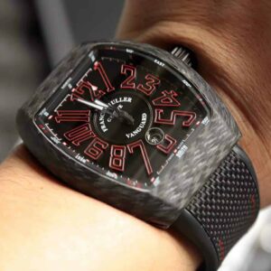 FRANCK MULLER V45 REPLICA FULL CARBON WATCH RED NUMBER 44x54MM 8 ĐỒNG HỒ FRANCK MULLER V45 REPLICA 11 VỎ FULL CARBON NAM CỌC SỐ MÀU ĐỎ 44x54MM (2)