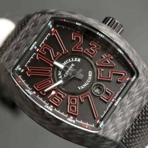 FRANCK MULLER V45 REPLICA FULL CARBON WATCH RED NUMBER 44x54MM 3 ĐỒNG HỒ FRANCK MULLER V45 REPLICA 11 VỎ FULL CARBON NAM CỌC SỐ MÀU ĐỎ 44x54MM (2)