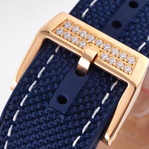 FRANCK MULLER V45 ROSE GOLD BLUE FABRIC STRAP REPLICA WATCH ABF 45MM 6 ĐỒNG HỒ FRANCK MULLER V45 ROSE GOLD ABF NAM ĐÍNH ĐÁ REP 11 CAO CẤP 45MM (2)
