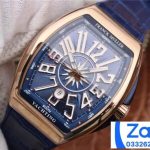 FRANCK MULLER V45 ROSE GOLD SMOOTH BEZEL FAKE WATCH ABF FACTORY 45MM 2 ĐỒNG HỒ FRANCK MULLER V45 ROSE GOLD REP 11 MÀU XANH ABF FACTORY 45MM (2)