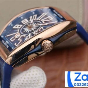 FRANCK MULLER V45 ROSE GOLD SMOOTH BEZEL FAKE WATCH ABF FACTORY 45MM 3 ĐỒNG HỒ FRANCK MULLER V45 ROSE GOLD REP 11 MÀU XANH ABF FACTORY 45MM (2)
