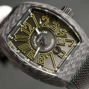 FRANCK MULLER V45 FULL CARBON CASE REP WATCHES GREY DIAL 44x54MM 2 ĐỒNG HỒ FRANCK MULLER V45 VỎ FULL CARBON REP 11 NAM MÁY CƠ THỤY SỸ 44x54MM (2)