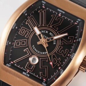 FRANCK MULLER VANGUARD ROSE GOLD V45 BLACK DIAL BEST COPIES ABF 45MM 2 ĐỒNG HỒ FRANCK MULLER VANGUARD ROSE GOLD V45 ABF REP 11 NAM MẶT ĐEN 45MM (2)