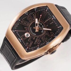 FRANCK MULLER VANGUARD ROSE GOLD V45 BLACK DIAL BEST COPIES ABF 45MM 3 ĐỒNG HỒ FRANCK MULLER VANGUARD ROSE GOLD V45 ABF REP 11 NAM MẶT ĐEN 45MM (2)