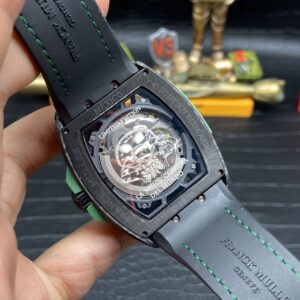 FRANCK MULLER VANGUARD SKELETON DIAL REP WATCH CARBON CASE 45MM 7 ĐỒNG HỒ FRANCK MULLER VANGUARD SKELETON VIỀN XANH REP 11 VỎ CARBON 45MM (2)