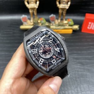 ĐỒNG HỒ FRANCK MULLER VANGUARD SKELETON VỎ CARBON REP 1:1 CAO CẤP 45MM 1 ĐỒNG HỒ FRANCK MULLER VANGUARD SKELETON VỎ CARBON REP 11 CAO CẤP 45MM (2)