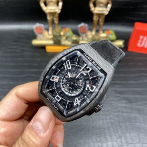 ĐỒNG HỒ FRANCK MULLER VANGUARD SKELETON VỎ CARBON REP 1:1 CAO CẤP 45MM 2 ĐỒNG HỒ FRANCK MULLER VANGUARD SKELETON VỎ CARBON REP 11 CAO CẤP 45MM (2)