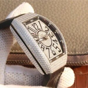 FRANCK MULLER VANGUARD V45 STEEL FULL STONE SUPER FAKE WATCH ABF 45MM 5 ĐỒNG HỒ FRANCK MULLER VANGUARD V45 ABF NAM ĐÍNH FULL ĐÁ REP 11 CAO CẤP 45MM (2)