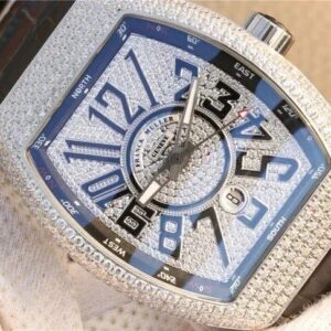 FRANCK MULLER VANGUARD V45 STEEL FULL STONE SUPER FAKE WATCH ABF 45MM 3 ĐỒNG HỒ FRANCK MULLER VANGUARD V45 ABF NAM ĐÍNH FULL ĐÁ REP 11 CAO CẤP 45MM (2)