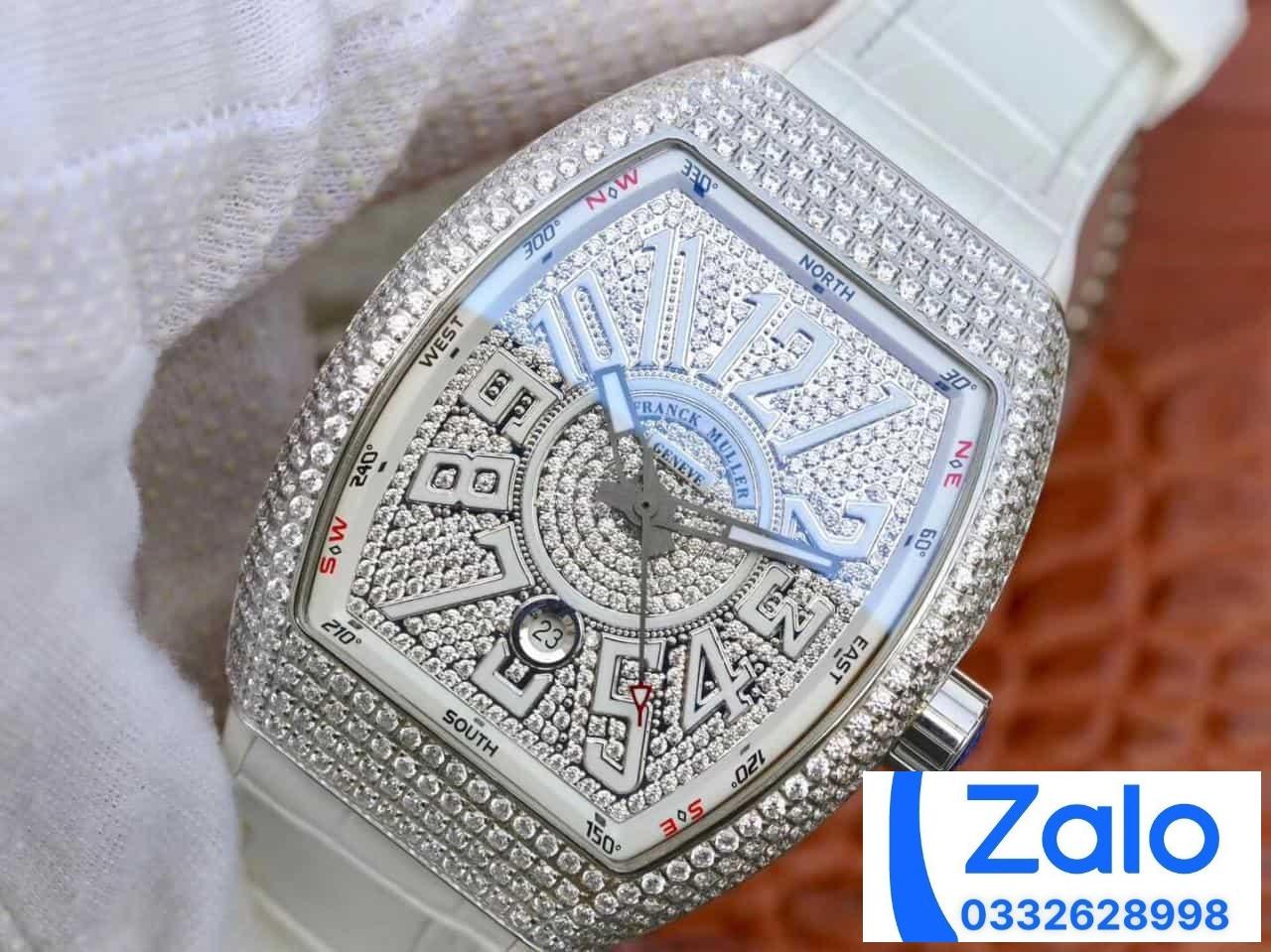 ĐỒNG HỒ FRANCK MULLER VANGUARD V45 ABF NAM MÀU TRẮNG REP 11 CAO CẤP 45MM (1) ĐỒNG HỒ FRANCK MULLER VANGUARD V45 ABF NAM MÀU TRẮNG REP 11 CAO CẤP 45MM (1)