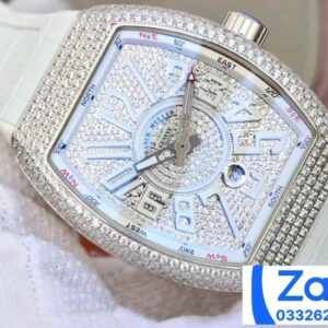 FRANCK MULLER VANGUARD V45 ABF FULL WHITE DIAMOND REP WATCHES 45MM 2 ĐỒNG HỒ FRANCK MULLER VANGUARD V45 ABF NAM MÀU TRẮNG REP 11 CAO CẤP 45MM (1)