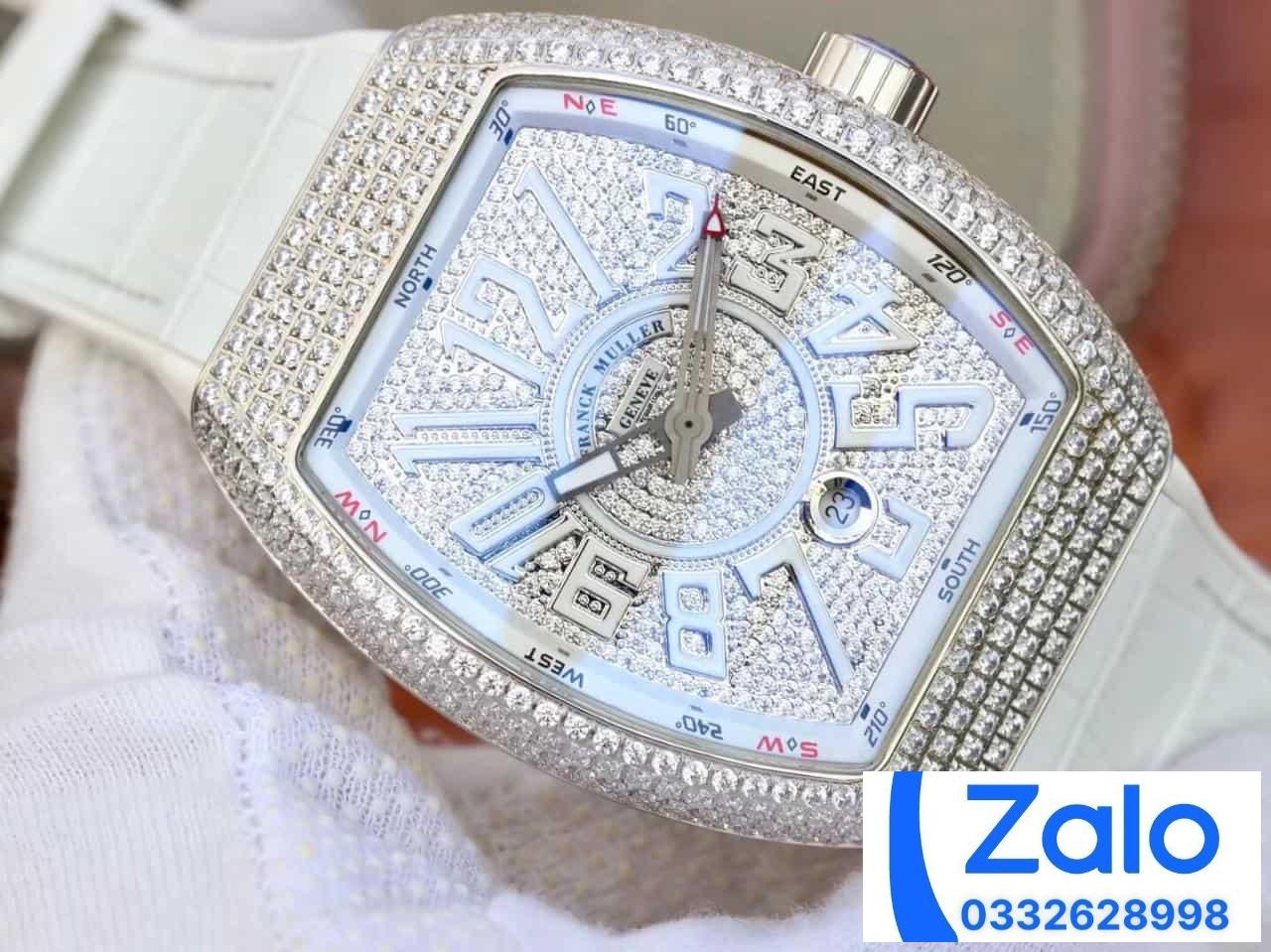 ĐỒNG HỒ FRANCK MULLER VANGUARD V45 ABF NAM MÀU TRẮNG REP 11 CAO CẤP 45MM (3) ĐỒNG HỒ FRANCK MULLER VANGUARD V45 ABF NAM MÀU TRẮNG REP 11 CAO CẤP 45MM (1)