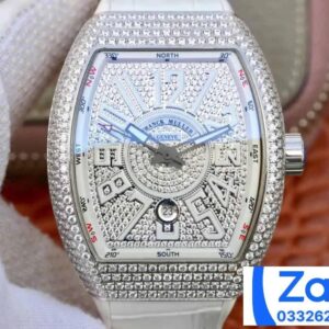 ĐỒNG HỒ FRANCK MULLER VANGUARD V45 ABF NAM MÀU TRẮNG REP 11 CAO CẤP 45MM (1)
