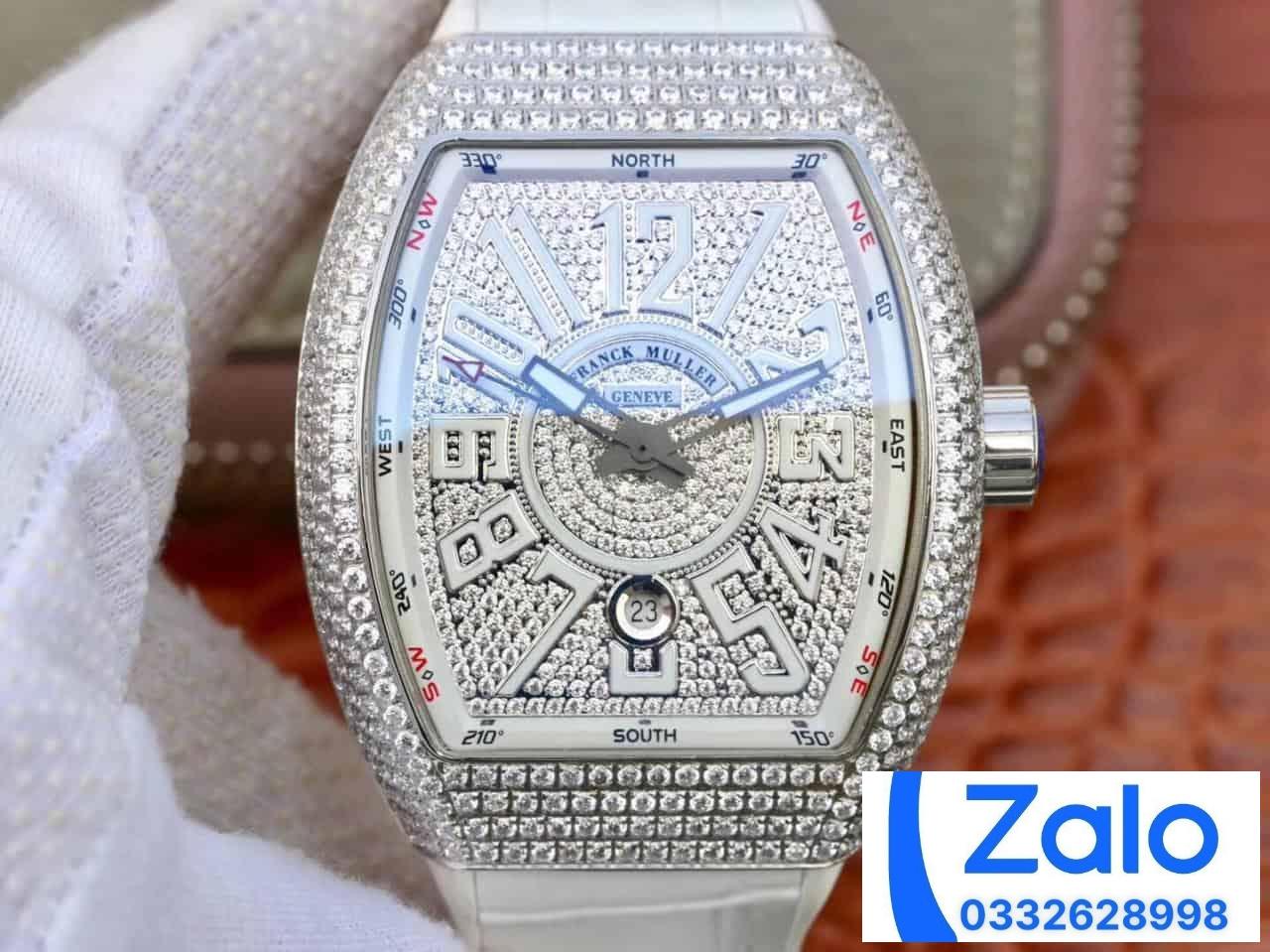 ĐỒNG HỒ FRANCK MULLER VANGUARD V45 ABF NAM MÀU TRẮNG REP 11 CAO CẤP 45MM (5) ĐỒNG HỒ FRANCK MULLER VANGUARD V45 ABF NAM MÀU TRẮNG REP 11 CAO CẤP 45MM (1)