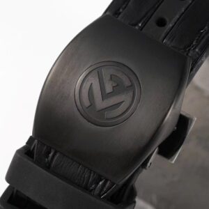 FRANCK MULLER VANGUARD V45 FULL BLACK SUPER FAKE WATCH ABF 45MM 7 DONG HO FRANCK MULLER VANGUARD V45 ABF REPLICA 1 1 NAM MAU DEN 45MM 2