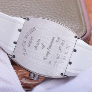 FRANCK MULLER VANGUARD V45 FULL WHITE STEEL CASE BEST COPY ABF FACTORY 45MM 5 ĐỒNG HỒ FRANCK MULLER VANGUARD V45 NAM MÀU TRẮNG ABF FACTORY 45MM (2)