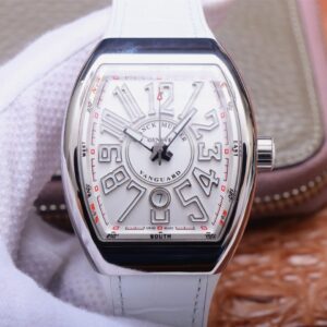 ĐỒNG HỒ FRANCK MULLER VANGUARD V45 NAM MÀU TRẮNG ABF FACTORY 45MM (2)
