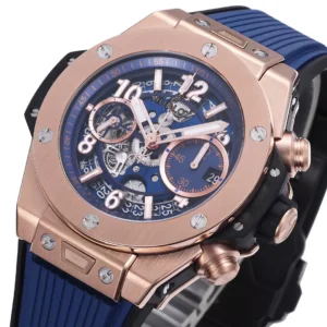 ĐỒNG HỒ HUBLOT BIG BANG UNICO KING GOLD MẶT XANH REPLICA 1 1 BBF FACTORY 42MM 4 ĐỒNG HỒ HUBLOT BIG BANG UNICO KING GOLD MẶT XANH REPLICA 1 1 BBF FACTORY 42MM (2)