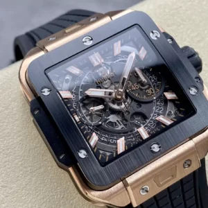 ĐỒNG HỒ HUBLOT SQUARE BANG UNICO CERAMIC KING GOLD REP 1:1 CAO CẤP BBF FACTORY 42MM 1 ĐỒNG HỒ HUBLOT SQUARE BANG UNICO CERAMIC KING GOLD REP 11 CAO CẤP BBF FACTORY 42MM (2)