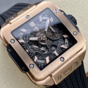 HUBLOT BIG BANG SQUARE BANG UNICO KING GOLD HIGH END REPLICA WATCHES ROSE GOLD PLATE BBF FACTORY 42MM 2 ĐỒNG HỒ HUBLOT SQUARE BANG UNICO KING GOLD REP 11 CAO CẤP BBF FACTORY 42MM (2)
