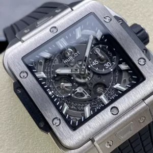 ĐỒNG HỒ HUBLOT SQUARE BANG UNICO TITANIUM REP 1:1 CAO CẤP BBF FACTORY 42MM 2 ĐỒNG HỒ HUBLOT SQUARE BANG UNICO TITANIUM REP 11 CAO CẤP BBF FACTORY 42MM (2)