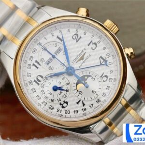 LONGINES COLLECTION MOONPHASE DEMI GOLD L2.773.5.78.7 FAKE WATCH 40MM 2 ĐỒNG HỒ LONGINES COLLECTION MOONPHASE DEMI GOLD L2.773.5.78.7 DÂY KIM LOẠI 40MM (2)