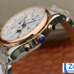 LONGINES BEST COPIES COLLECTION MOONPHASE L2.673.8.78.3 40MM 3 ĐỒNG HỒ LONGINES COLLECTION MOONPHASE DEMI ROSE GOLD L2.673.8.78.3 DÂY KIM LOẠI 40MM (2)