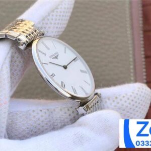 LONGINES LA GRANDE L4.766.4.17.6 ROMAN NUMBER SUPER FAKE WATCH 36MM 4 ĐỒNG HỒ LONGINES LA GRANDE L4.766.4.17.6 NAM CỌC SỐ LA MÃ FAKE 11 CAO CẤP 36MM (2)