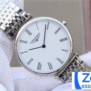 LONGINES LA GRANDE L4.766.4.17.6 ROMAN NUMBER SUPER FAKE WATCH 36MM 1 ĐỒNG HỒ LONGINES LA GRANDE L4.766.4.17.6 NAM CỌC SỐ LA MÃ FAKE 11 CAO CẤP 36MM (7)