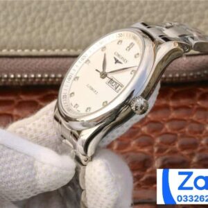 LONGINES MASTER ANNUAL L2.755.5.77.7 BEST COPIES WHITE 38.5MM 4 ĐỒNG HỒ LONGINES MASTER ANNUAL L2.755.5.77.7 SUPER FAKE 11 NAM MÀU TRẮNG 38 (2)
