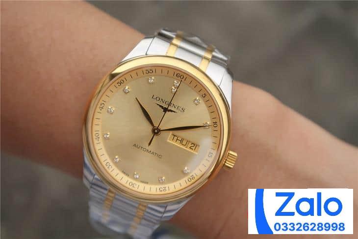 ĐỒNG HỒ LONGINES MASTER ANNUAL L2.910.4.77.6 DEMI GOLD FAKE 11 MÁY THỤY SỸ 38 (4) ĐỒNG HỒ LONGINES MASTER ANNUAL L2.910.4.77.6 DEMI GOLD FAKE 11 MÁY THỤY SỸ 38 (2)