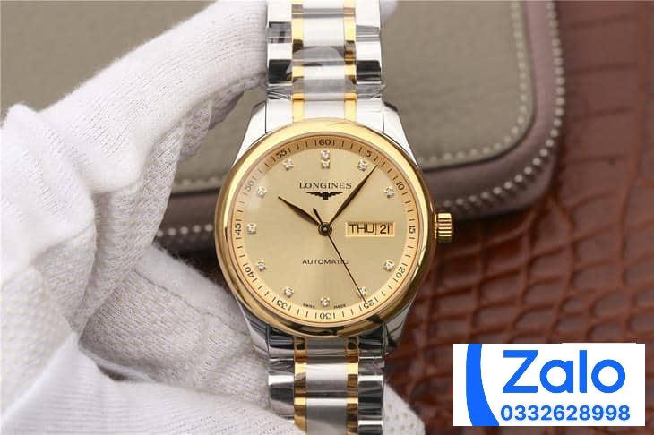 ĐỒNG HỒ LONGINES MASTER ANNUAL L2.910.4.77.6 DEMI GOLD FAKE 11 MÁY THỤY SỸ 38 (5) ĐỒNG HỒ LONGINES MASTER ANNUAL L2.910.4.77.6 DEMI GOLD FAKE 11 MÁY THỤY SỸ 38 (2)