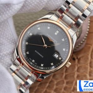 LONGINES BLACK DIAL MASTER COLLECTION L2.793.5.57.7 BEST REPLICA 40MM 2 ĐỒNG HỒ LONGINES MASTER COLLECTION L2.793.5.57.7 REP 11 NAM MẶT ĐEN 40MM (2)