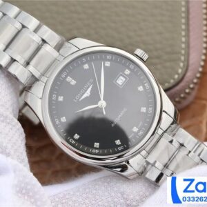 LONGINES MASTER COLLECTION L2.821.4.57.6 BEST COPY BLACK DIAL 40MM 2 ĐỒNG HỒ LONGINES MASTER COLLECTION L2.821.4.57.6 FAKE 11 DÂY KIM LOẠI 40MM (2)