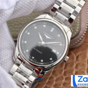 LONGINES MASTER COLLECTION L2.821.4.57.6 BEST COPY BLACK DIAL 40MM 1 ĐỒNG HỒ LONGINES MASTER COLLECTION L2.821.4.57.6 FAKE 11 DÂY KIM LOẠI 40MM (2)