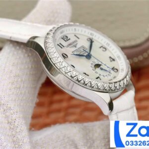 LONGINES MASTER L2.503.0.83.3 REPLICA MOP DIAL WATCH 42MM 4 ĐỒNG HỒ LONGINES MASTER L2.503.0.83.3 FAKE 11 NAM MẶT KHẢM TRAI 42MM (2)