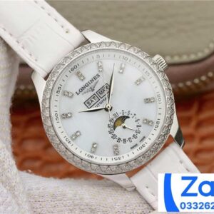 LONGINES MASTER L2.503.0.83.3 STONE BZEL FAKE 1:1 WATCH WHITE 42MM 1 ĐỒNG HỒ LONGINES MASTER L2.503.0.83.3 NAM MÀU TRẮNG FAKE 11 CAO CẤP 42MM (2)