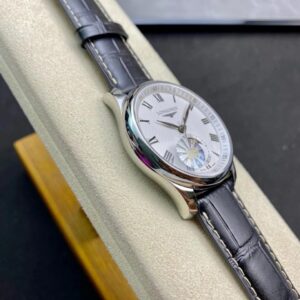 ĐỒNG HỒ LONGINES MASTER MOONPHASE L2.909.4.97.6 FAKE 1:1 NAM CỌC SỐ LA MÃ 40MM 5 ĐỒNG HỒ LONGINES MASTER MOONPHASE L2.909.4.97.6 FAKE 11 NAM CỌC SỐ LA MÃ 40MM (2)