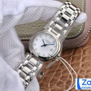 LONGINES PRIMALUNA L8.111.4.87.6 STEEL FAKE WATCH GS FACTORY 26.5MM 2 ĐỒNG HỒ LONGINES PRIMALUNA L8.111.4.87.6 FAKE 11 NỮ KIM XANH GS FACTORY 26 (2)