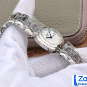 LONGINES PRIMALUNA L8.111.4.87.6 STEEL FAKE WATCH GS FACTORY 26.5MM 4 ĐỒNG HỒ LONGINES PRIMALUNA L8.111.4.87.6 FAKE 11 NỮ KIM XANH GS FACTORY 26 (2)