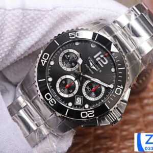 LONGINES SPORT HYDROCONQUEST L3.783.4.56.6 FAKE WATCH 41MM 1 ĐỒNG HỒ LONGINES SPORT HYDROCONQUEST L3.783.4.56.6 FAKE 11 NAM DÂY KIM LOẠI 41MM (2)