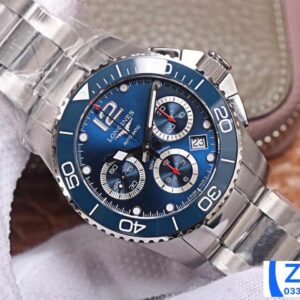 LONGINES BLUE DIAL SPORT HYDROCONQUEST L3.783.4.96.6 FAKE WATCH 41MM 2 ĐỒNG HỒ LONGINES SPORT HYDROCONQUEST L3.783.4.96.6 FAKE 11 NAM MẶT XANH 41MM (2)