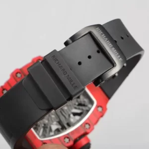 RICHARD MILLE RM12-01 TOURBILLON IMITATION WATCHES RED CARBON CASE 42MM 7 ĐỒNG HỒ RICHARD MILLE RM12-01 TOURBILLON FULL CARBON REP 11 MÀU ĐỎ 42MM (2)