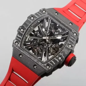 ĐỒNG HỒ RICHARD MILLE RM12-01 TOURBILLON VỎ CARBON REP 11 NAM MÀU ĐỎ 42MM 2 ĐỒNG HỒ RICHARD MILLE RM12-01 TOURBILLON VỎ CARBON REP 11 NAM MÀU ĐỎ 42MM (2)