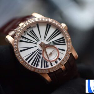 ROGER DUBUIS EXCALIBUR REPLICA BROWN LEATHER STRAP WATCHES PF FACTORY 36MM 1 ĐỒNG HỒ ROGER DUBUIS EXCALIBUR REPLICA 11 NỮ DÂY DA PF FACTORY 36MM (2)