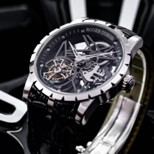 ROGER DUBUIS BEST COPY EXCALIBUR TOURBILLON RDDBEX 0393 BBR 45MM 1 ĐỒNG HỒ ROGER DUBUIS EXCALIBUR TOURBILLON RDDBEX 0393 REP 11 DÂY DA 45MM (2)