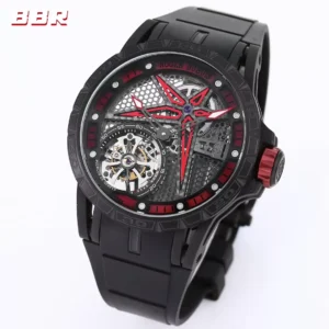 ĐỒNG HỒ ROGER DUBUIS EXCALIBUR TOURBILLON RDDBEX 0817 REP 11 NAM MÀU ĐỎ 45MM 2 ĐỒNG HỒ ROGER DUBUIS EXCALIBUR TOURBILLON RDDBEX 0817 REP 11 NAM MÀU ĐỎ 45MM (2)